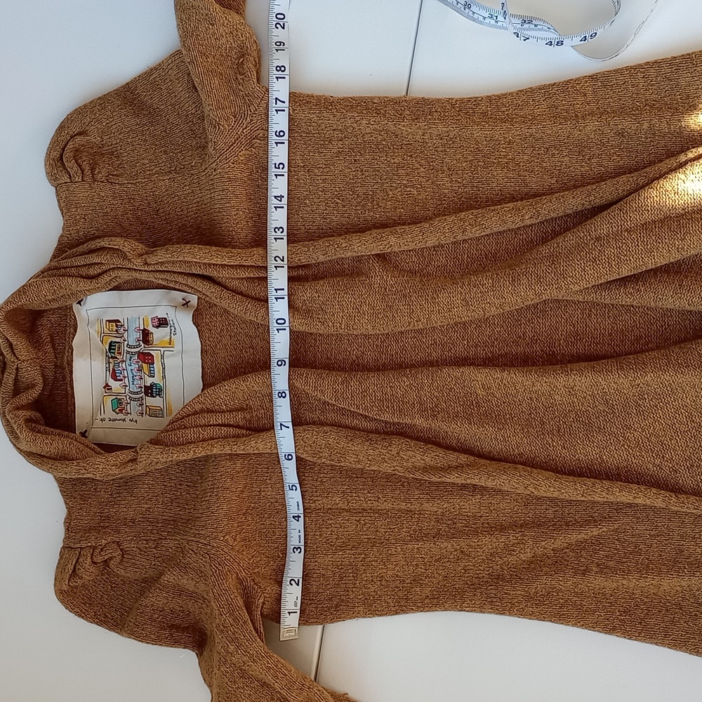 Anthropologie Meguro River Wool Puff Sleeved Cardigan EUC size Medium - Picture 8 of 10